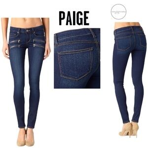 𝅺paige Edgemont Skinny Jeans Nottingham No Whiskers